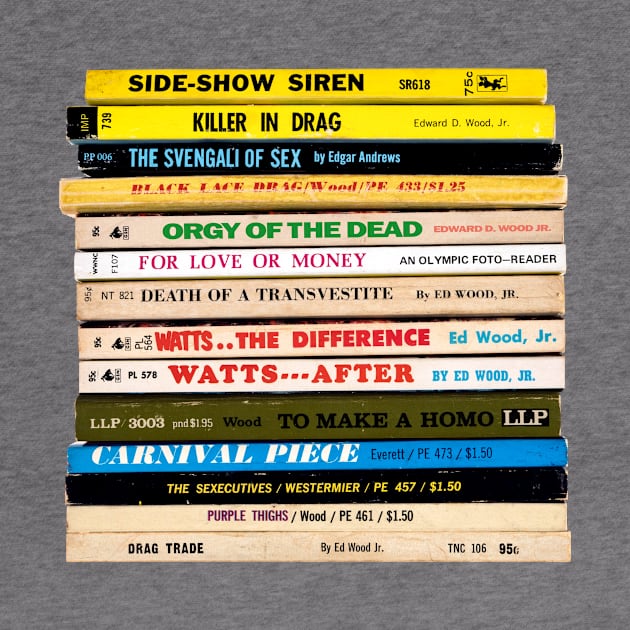 Ed Wood Jr. Book Stack by Scum & Villainy